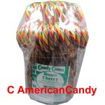 Spangler Candy Canes Eimer mit 80 Candy Canes Cherry